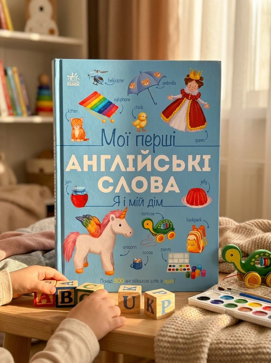Мої перші англійські слова. Я і мій дім — Пізнавальні книги для дітей
