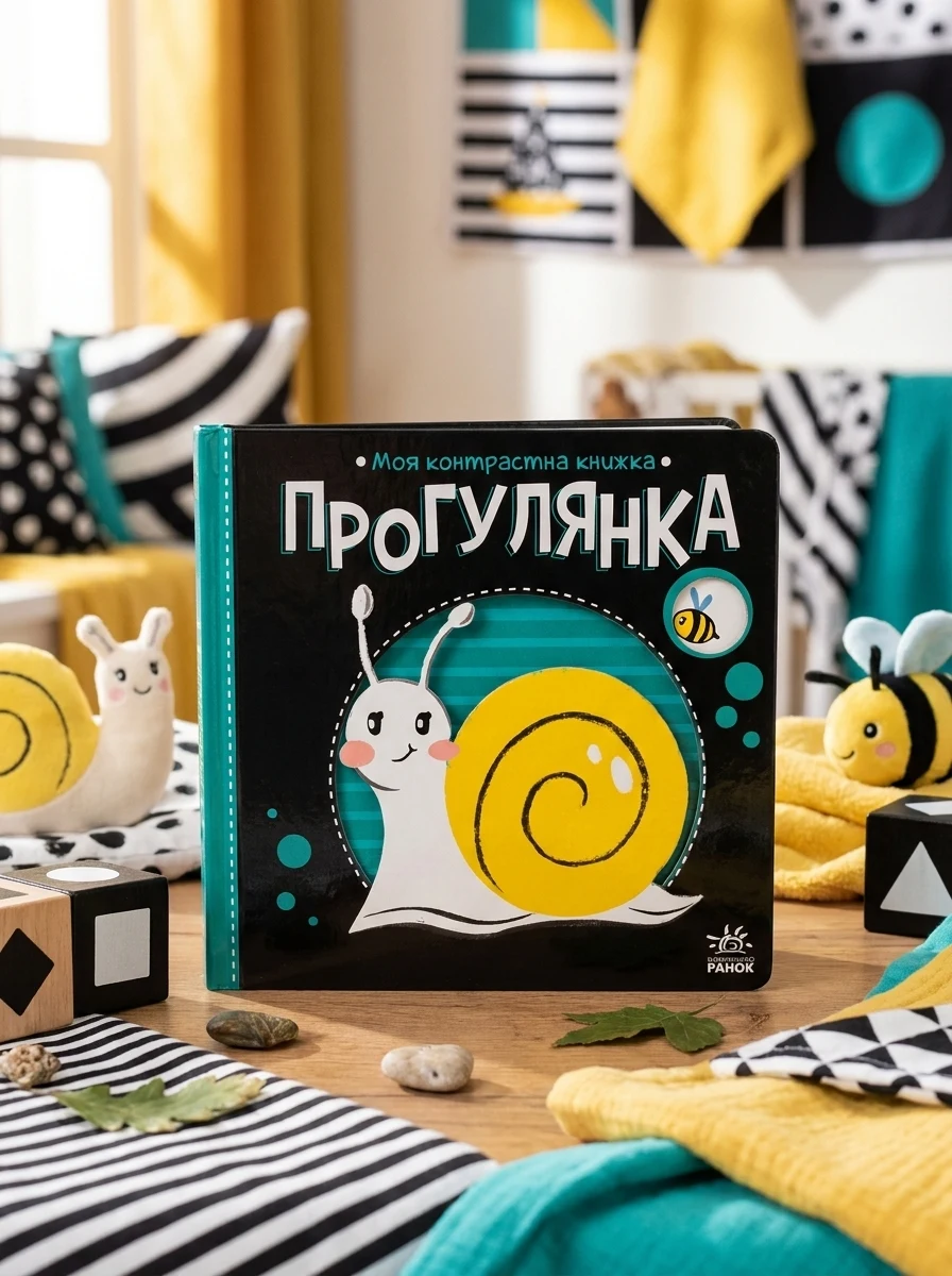 Моя контрастна книжка. Прогулянка — Пізнавальні книги для дітей