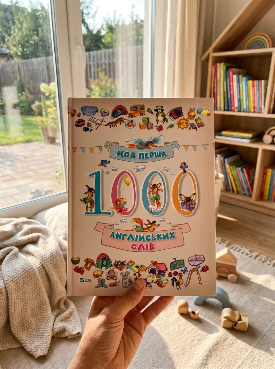 Моя перша 1000 англійських слів — Розвивальні книги