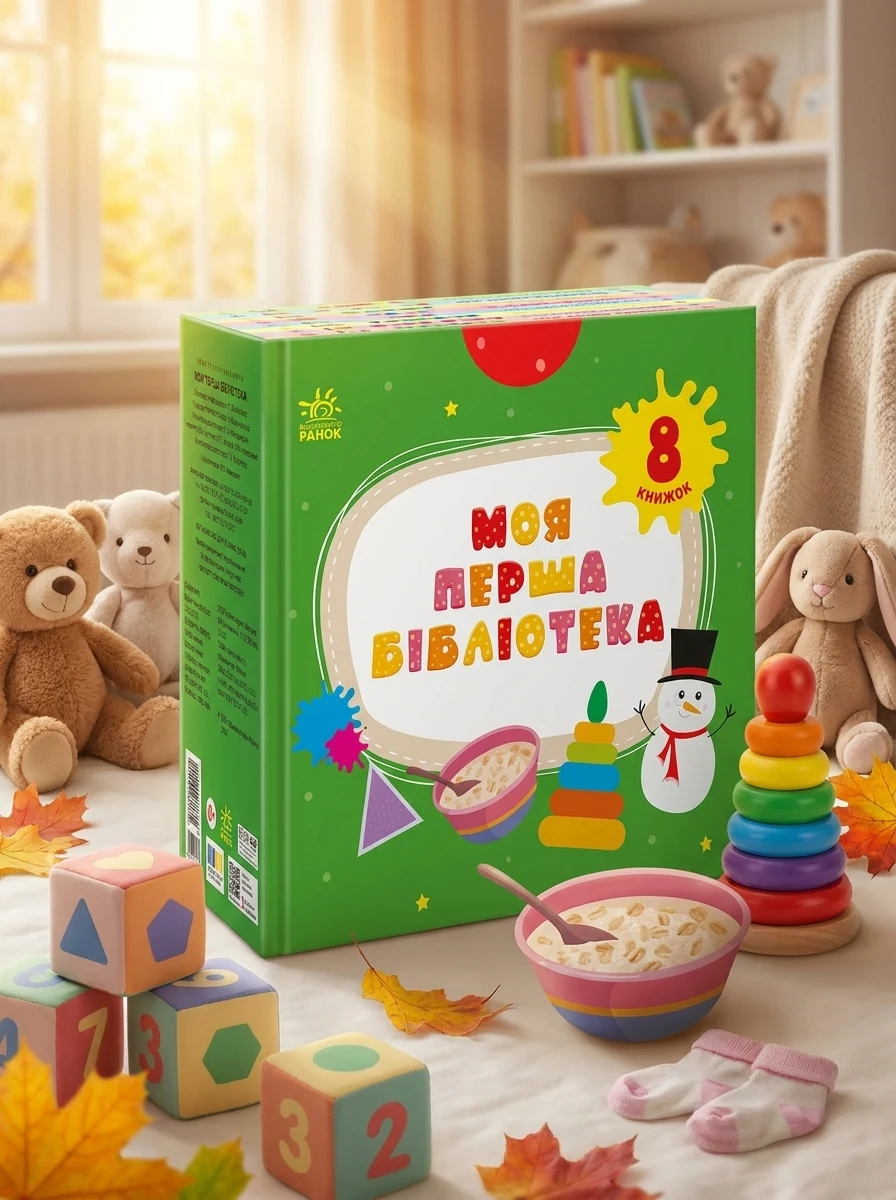 Моя перша бібліотека. 8 книжок — Книги для малят
