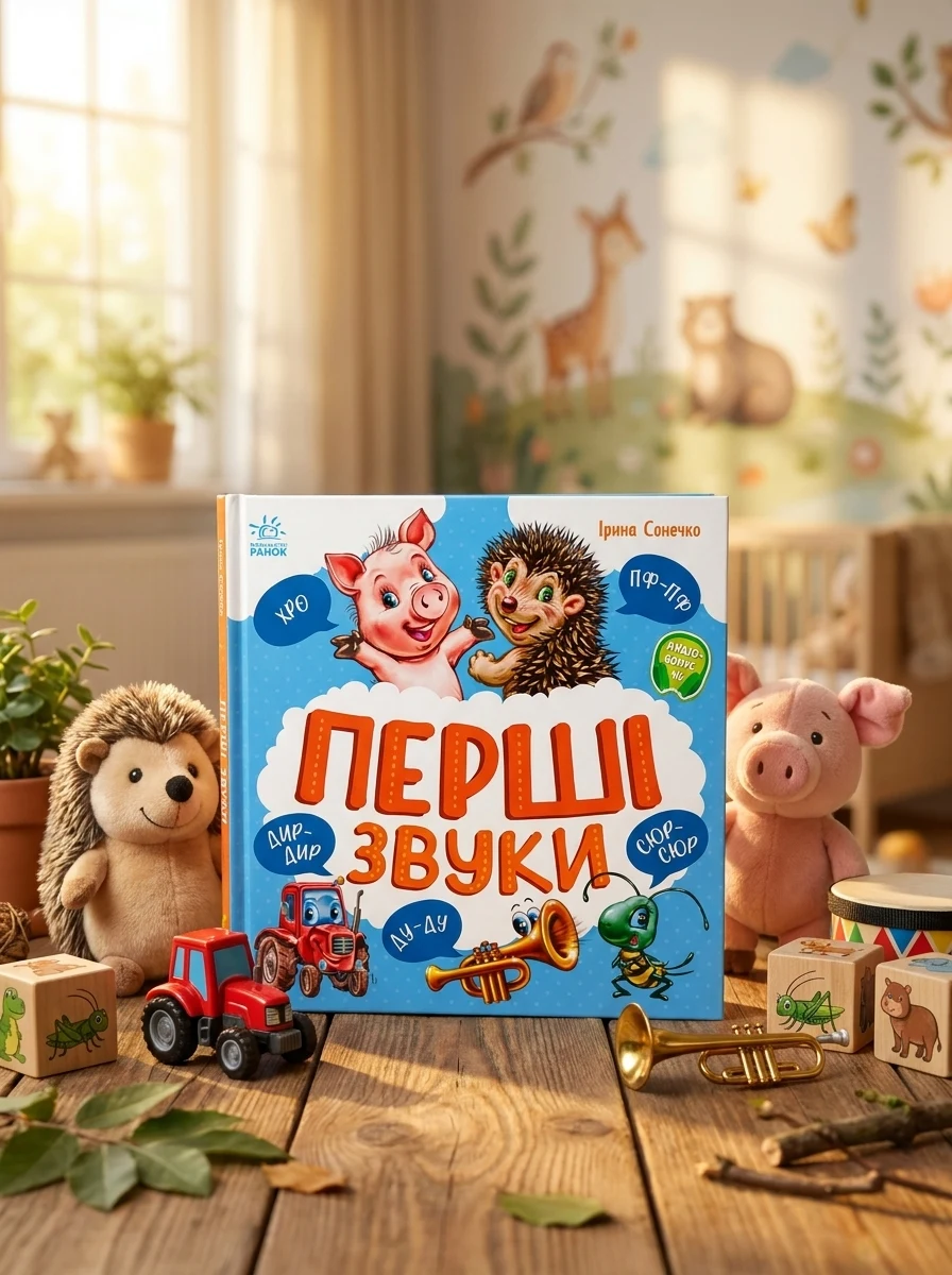 Моя перша книжка. Перші звуки — Розвивальні книги