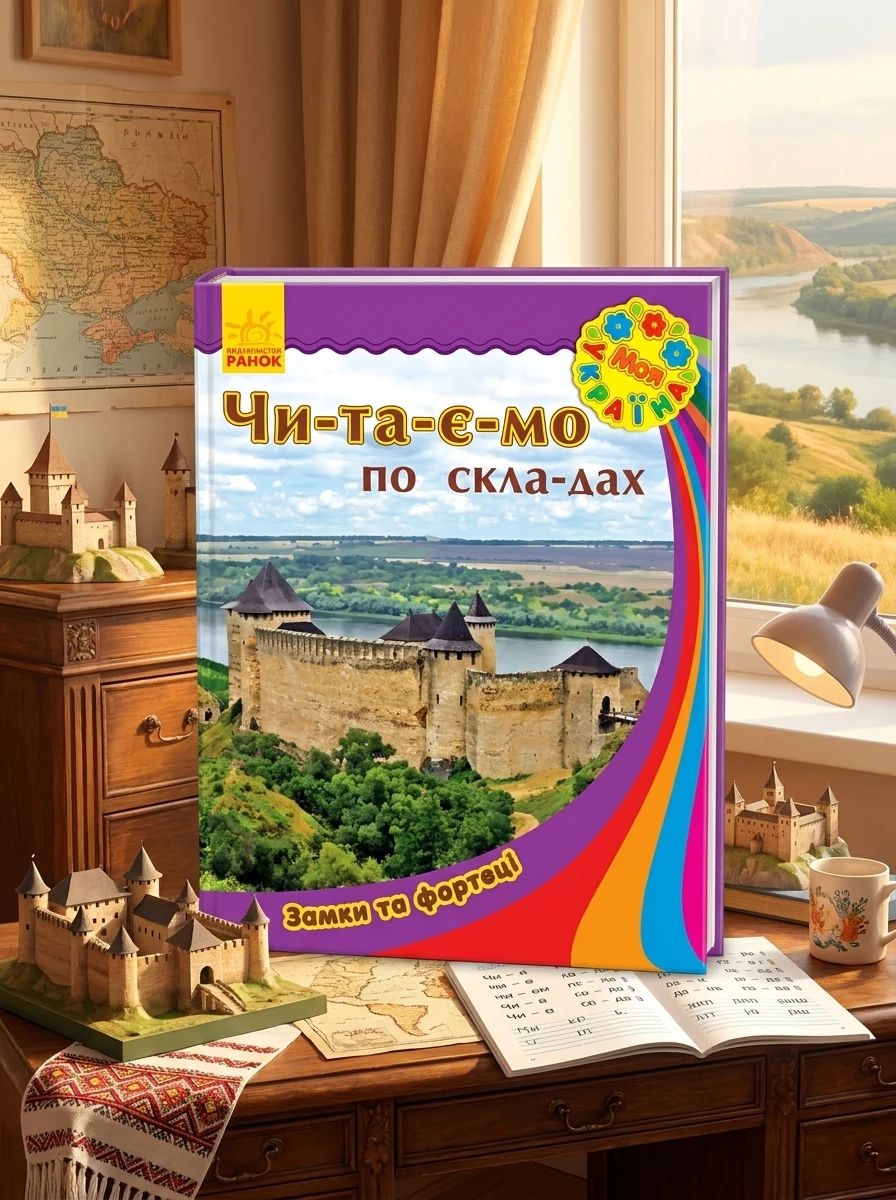 Моя Україна. Читаємо по складах. Замки та фортеці — Підготовка до школи