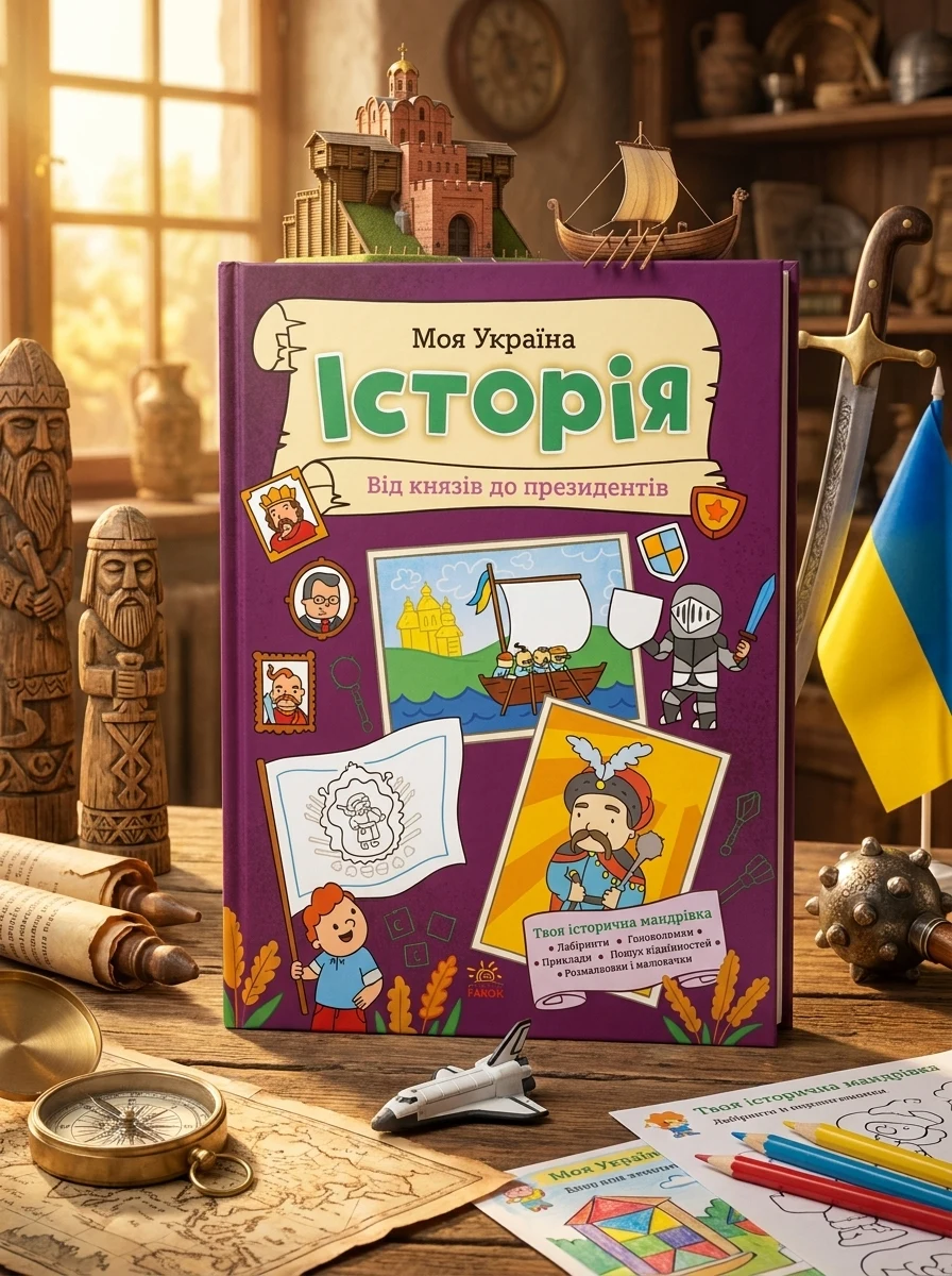 Моя Україна. Історія від князів до президентів — Книги-іграшки