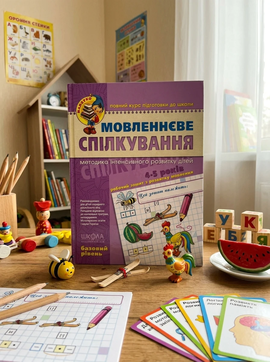 Мовленнєве спілкування. Базовий рівень. 4-5 років — Підготовка до школи
