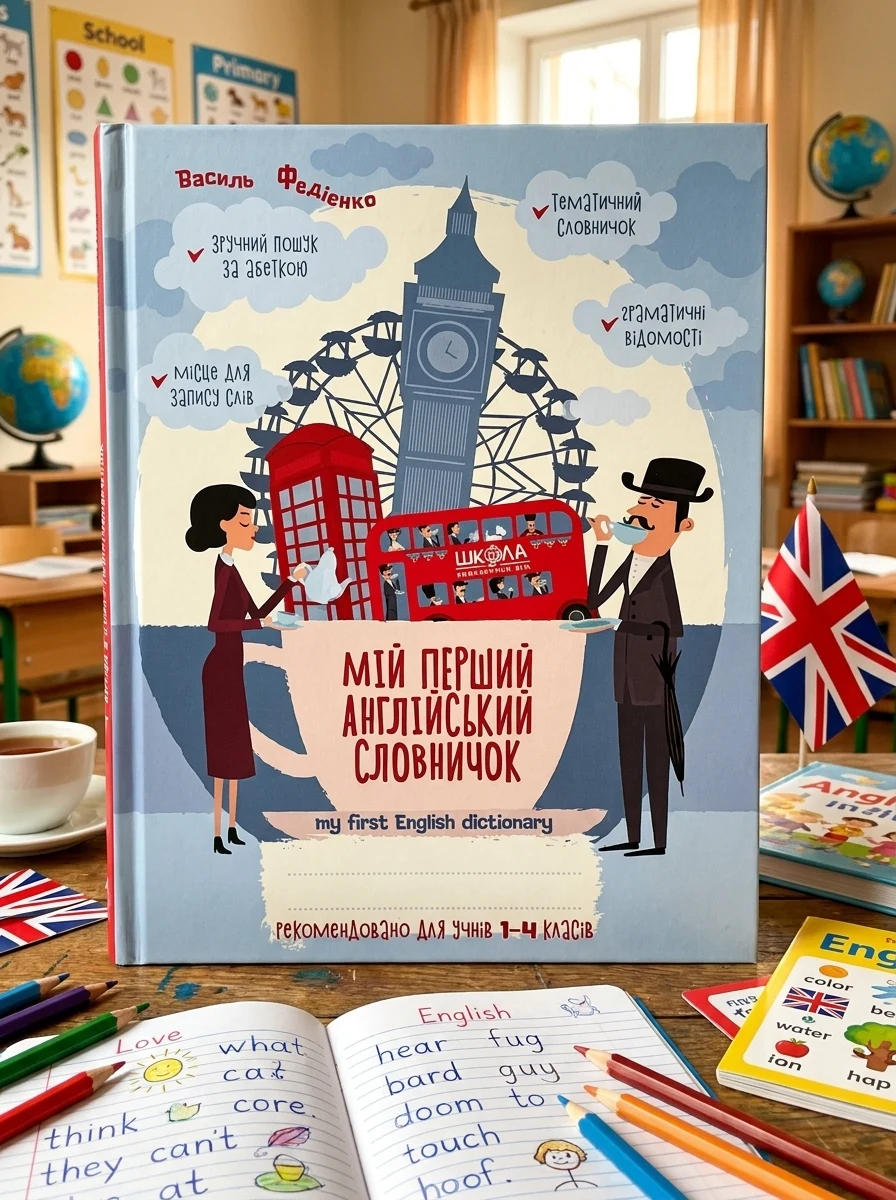 My first English dictionary. Мій перший англійський словничок. 1-4 класи — фото 2