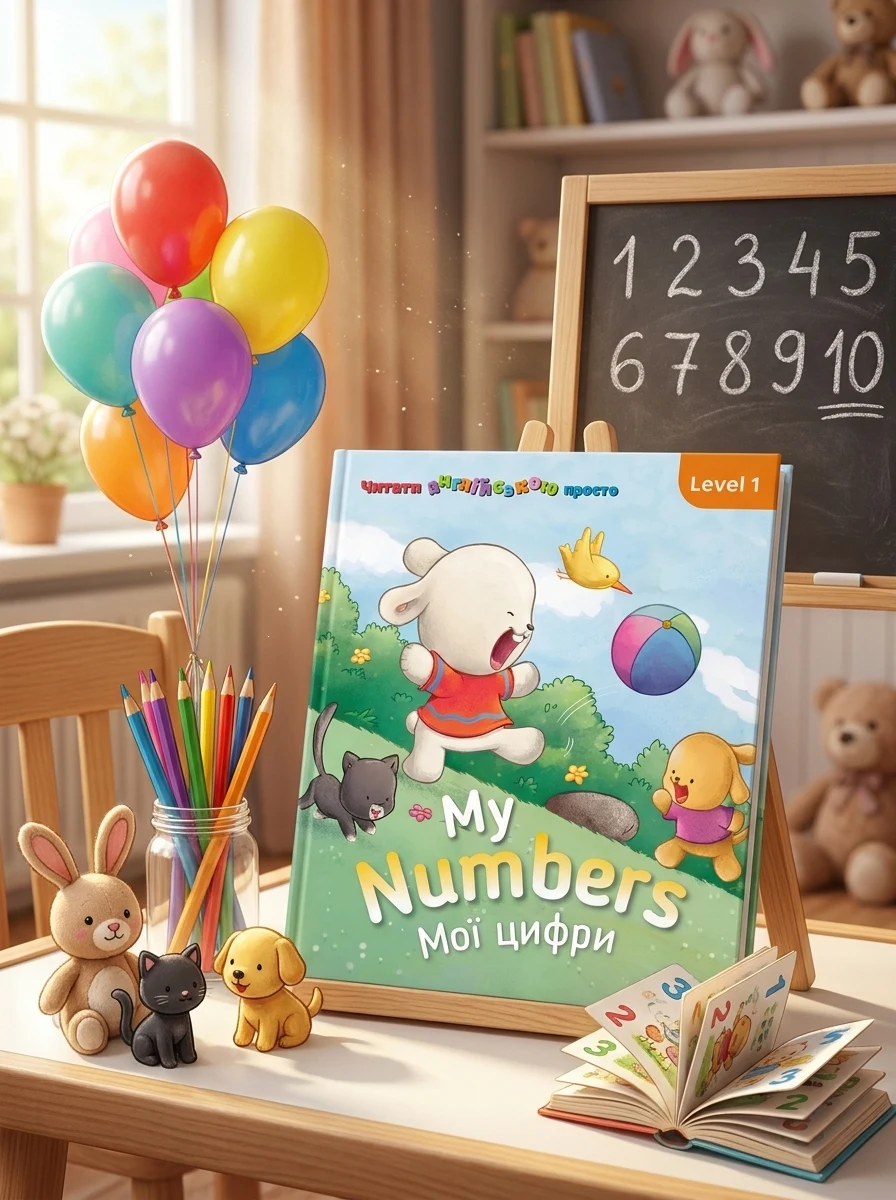 My Numbers. Мої цифри. Level 1 — Розвивальні книги