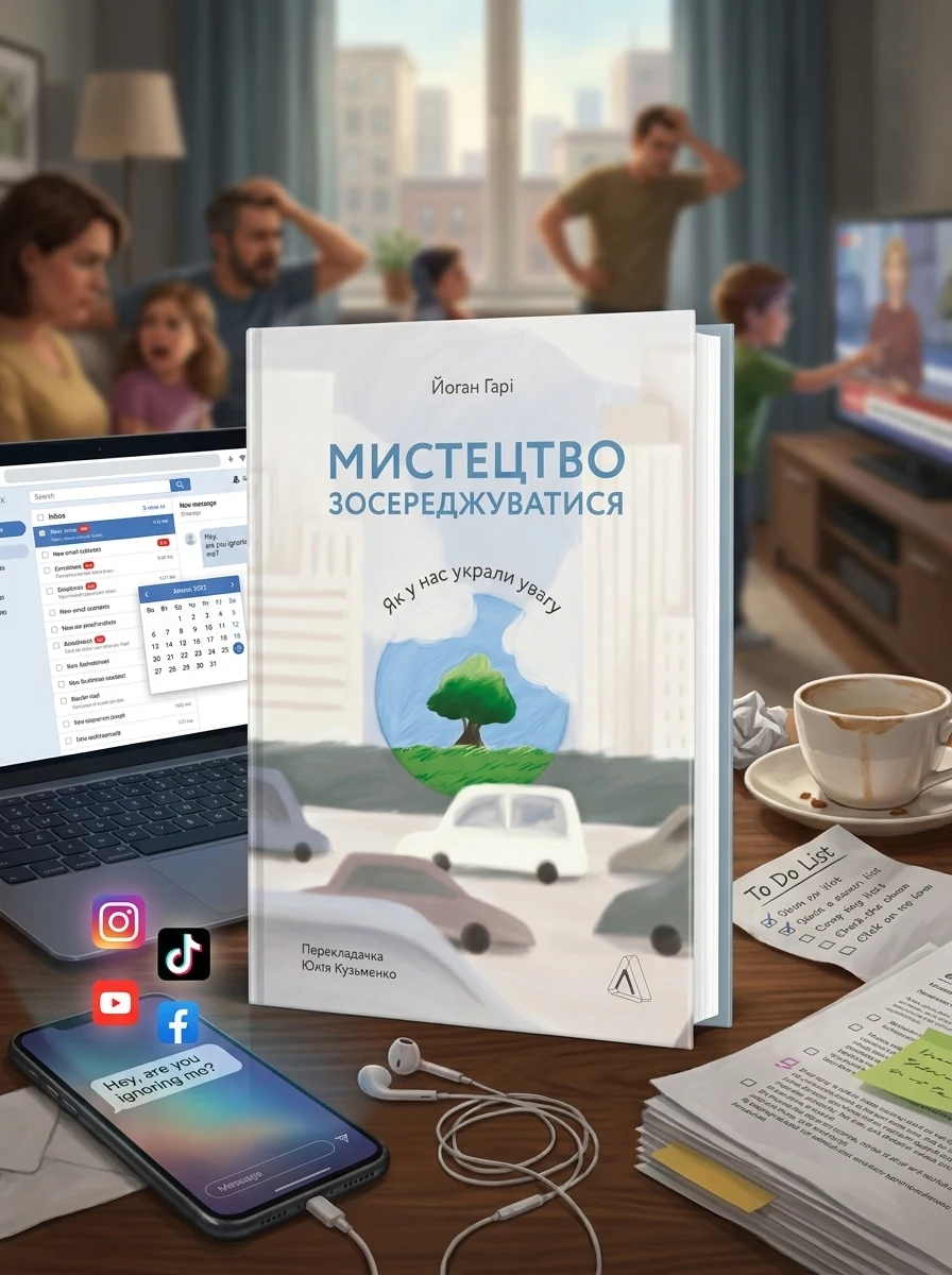 Мистецтво зосереджуватися. Як у нас вкрали увагу | купити книгу онлайн
