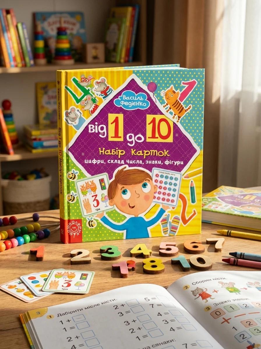 Набір карток. Від 1 до 10 — Розвивальні книги
