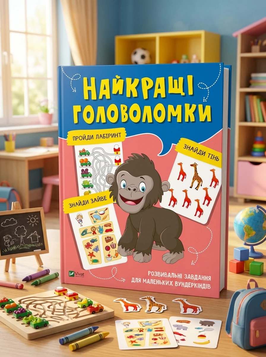 Найкращі головоломки — Розвивальні книги