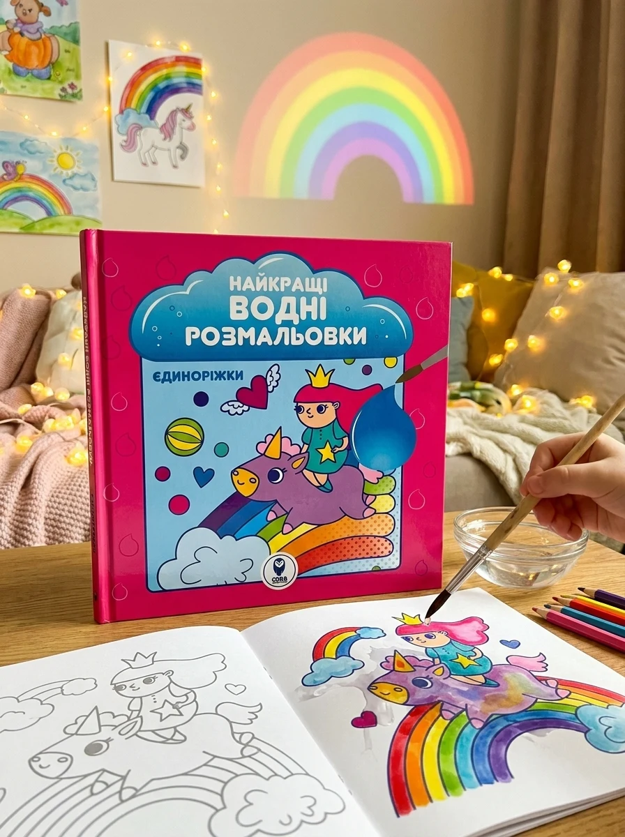 Найкращі водні розмальовки. Єдиноріжки — Розмальовки для дітей