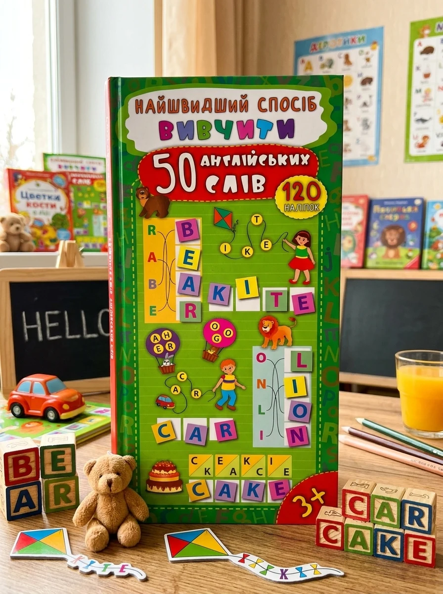 Найшвидший спосіб. Вивчити 50 англійських слів — Розвивальні книги