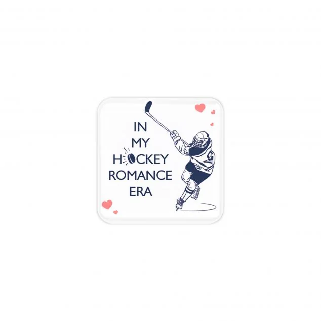 Наліпка «In my hockey romance era» — Сувенірні стикери