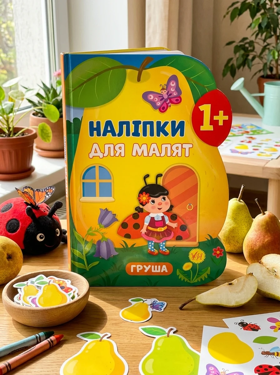 Наліпки для малят. Груша — фото 2