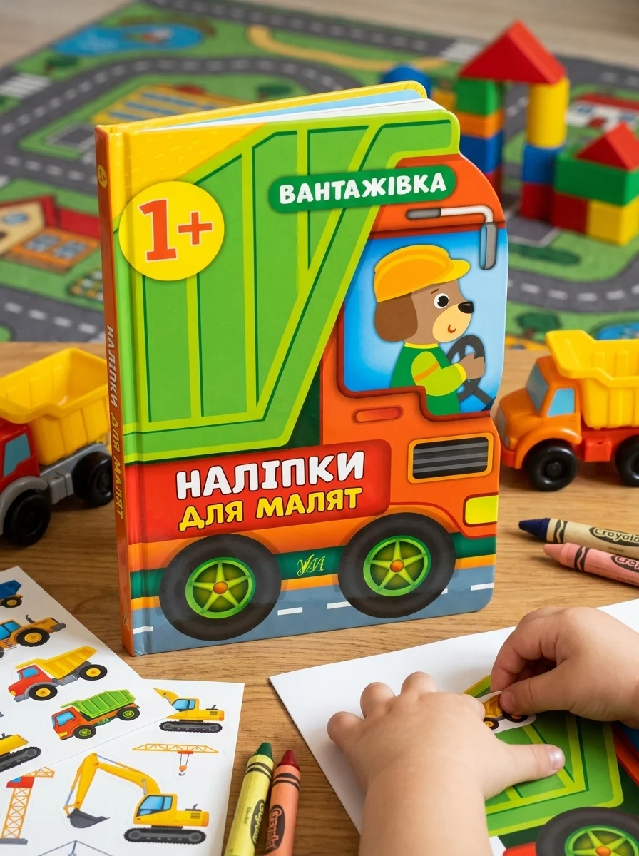 Наліпки для малят. Вантажівка — фото 2