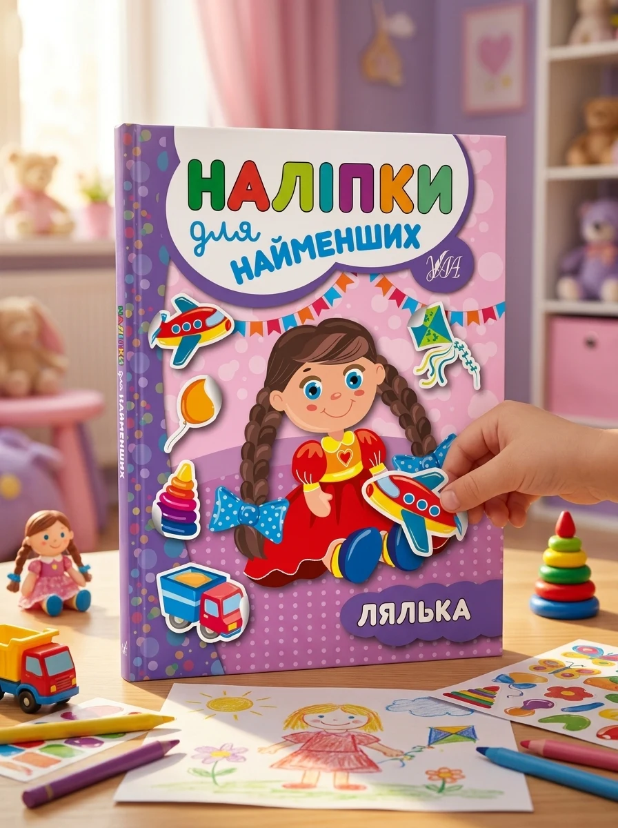 Наліпки для найменших. Лялька — Книги з наліпками