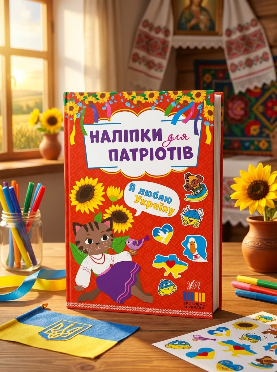 Наліпки для патріотів. Я люблю Україну — Дитячі наліпки