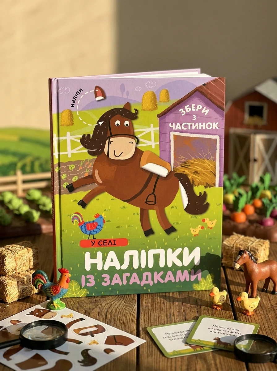 Наліпки «У селі» — Книги з наліпками