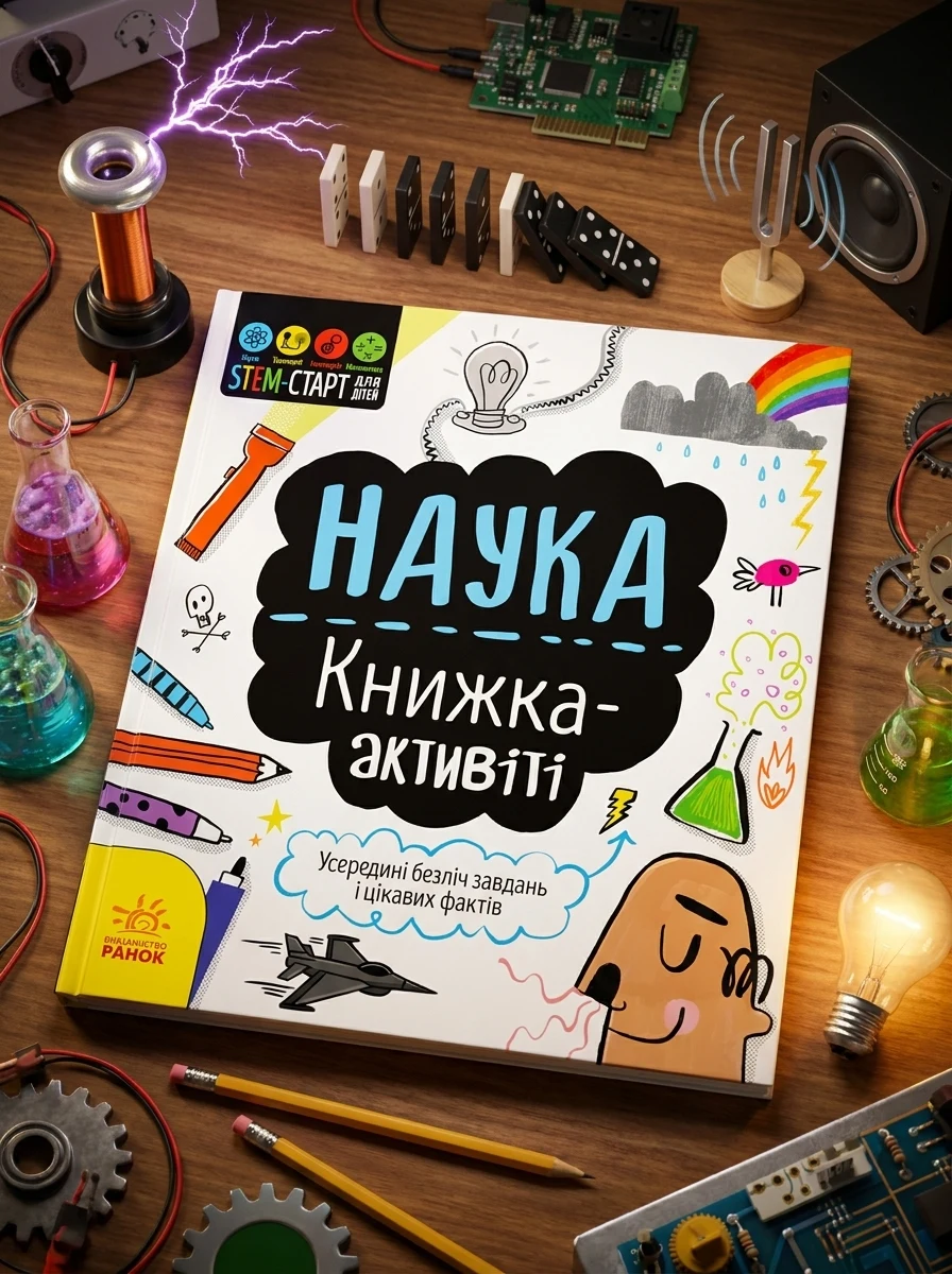 Наука. Книжка-активіті | купити книгу онлайн
