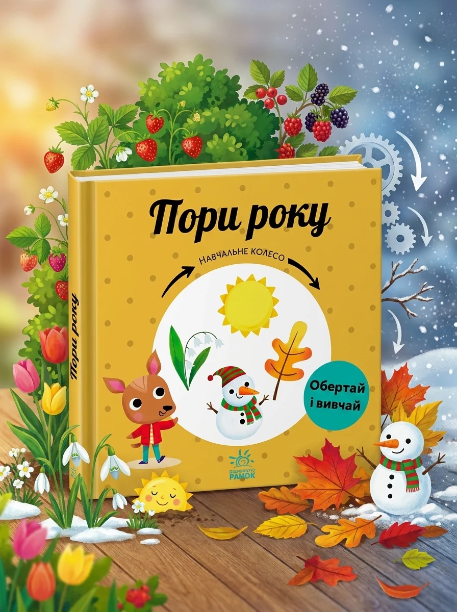 Навчальне колесо. Пори року — Розвивальні книги