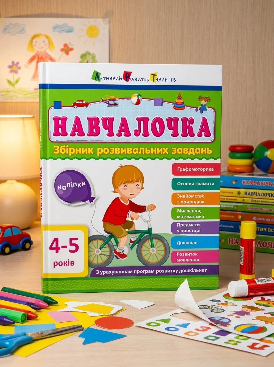 Навчалочка. Збірник розвивальних завдань. 4–5 років — фото 2