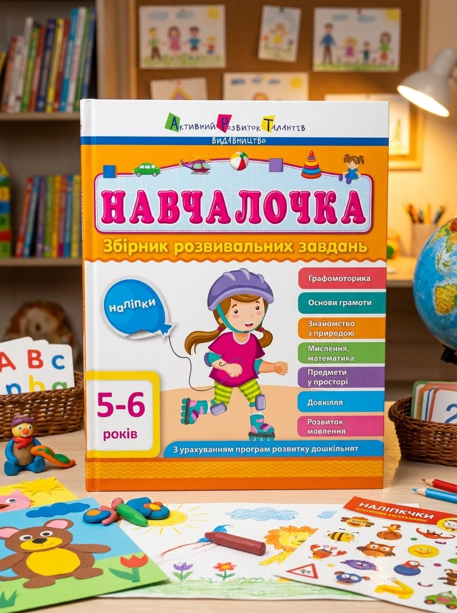 Навчалочка. Збірник розвивальних завдань. 5–6 років — Розвивальні книги
