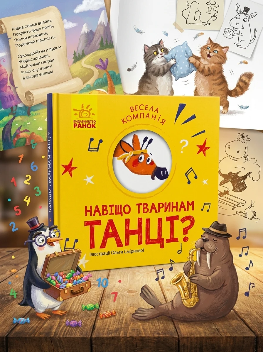 Навіщо тваринам танці — Книги для малят
