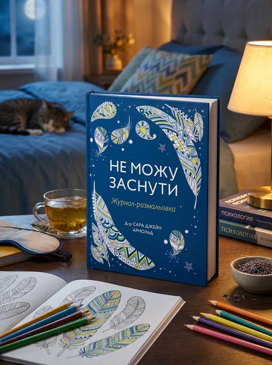 Не можу заснути. Журнал-розмальовка — Саморозвиток та мотивація