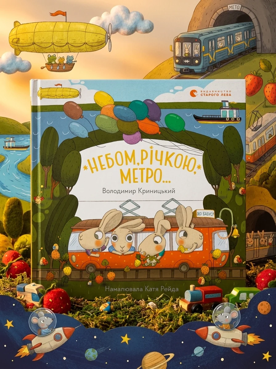 Небом, річкою, метро...