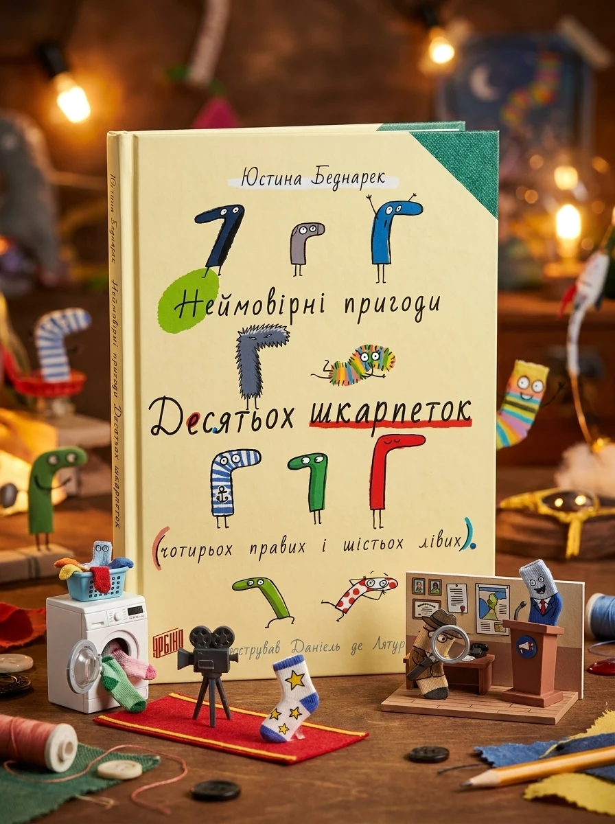 Неймовірні пригоди десятьох шкарпеток (чотирьох правих і шістьох лівих) — Казки