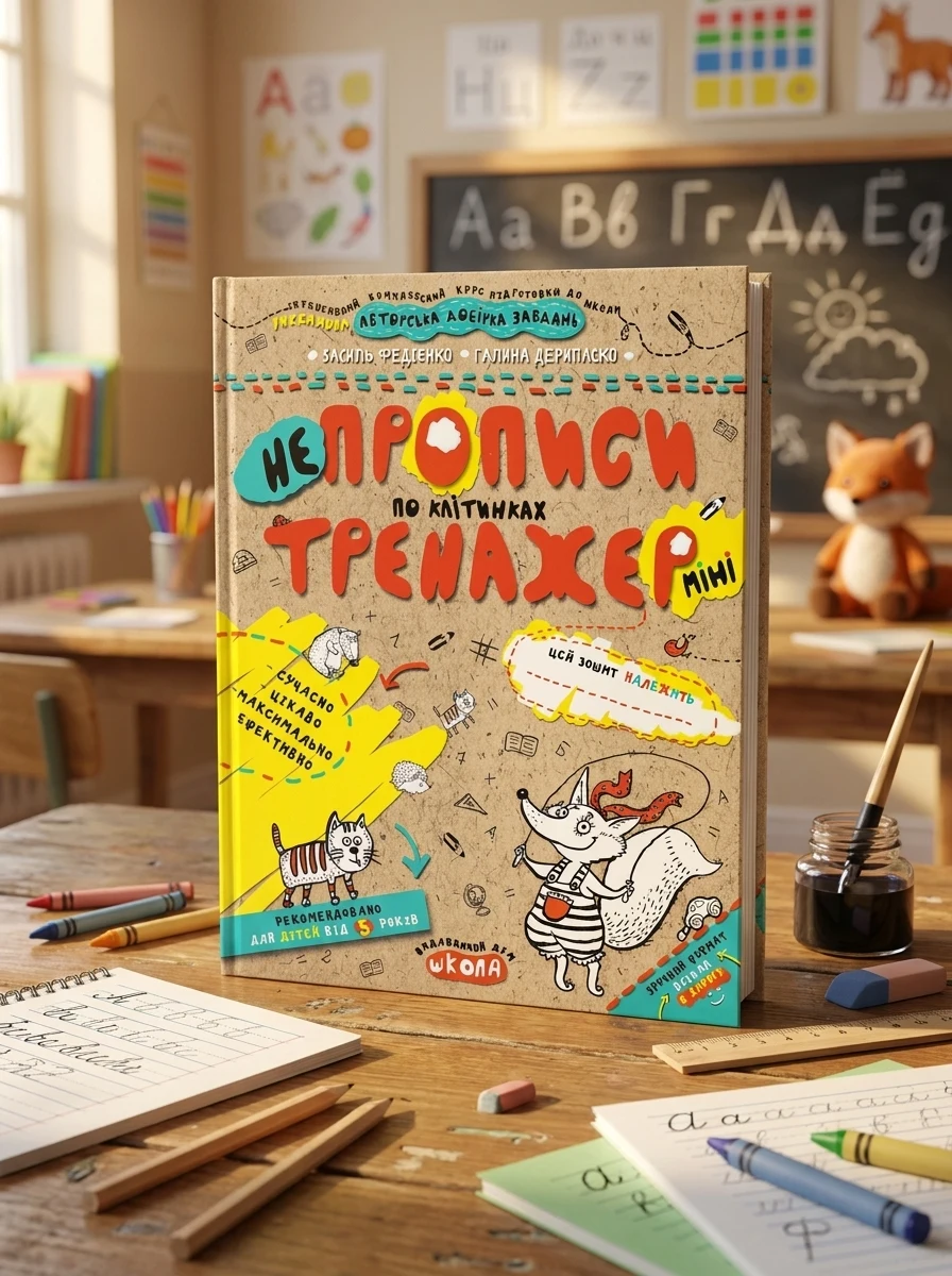 Непрописи по клітинках міні — Підготовка до школи