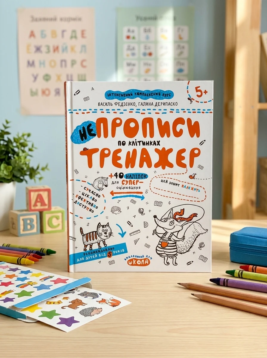 Непрописи по клітинках — Підготовка до школи
