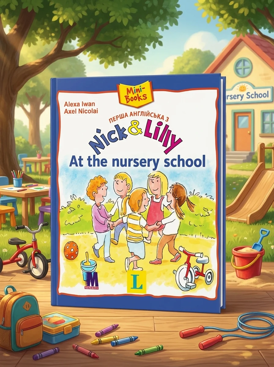 Nick and Lilly. At the Nursery School — Розвивальні книги