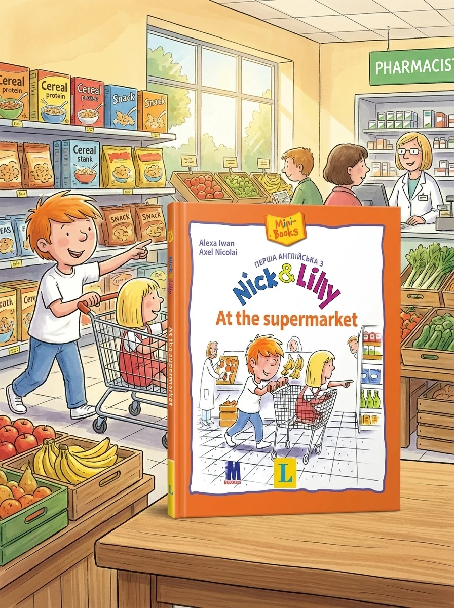 Nick and Lilly. At the Supermarket — Розвивальні книги
