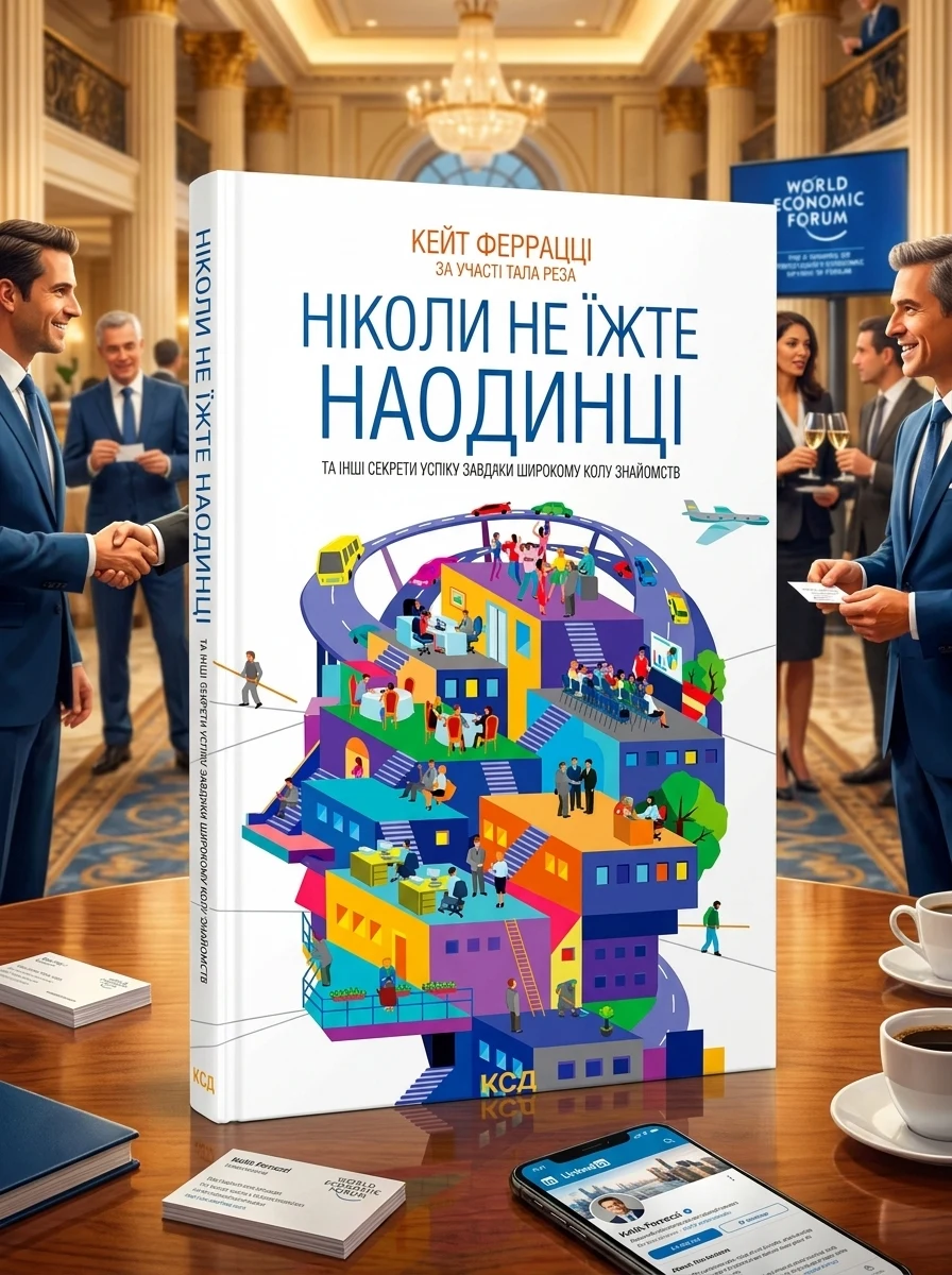 Ніколи не їжте наодинці та інші секрети успіху завдяки широкому колу знайомств | купити книгу онлайн