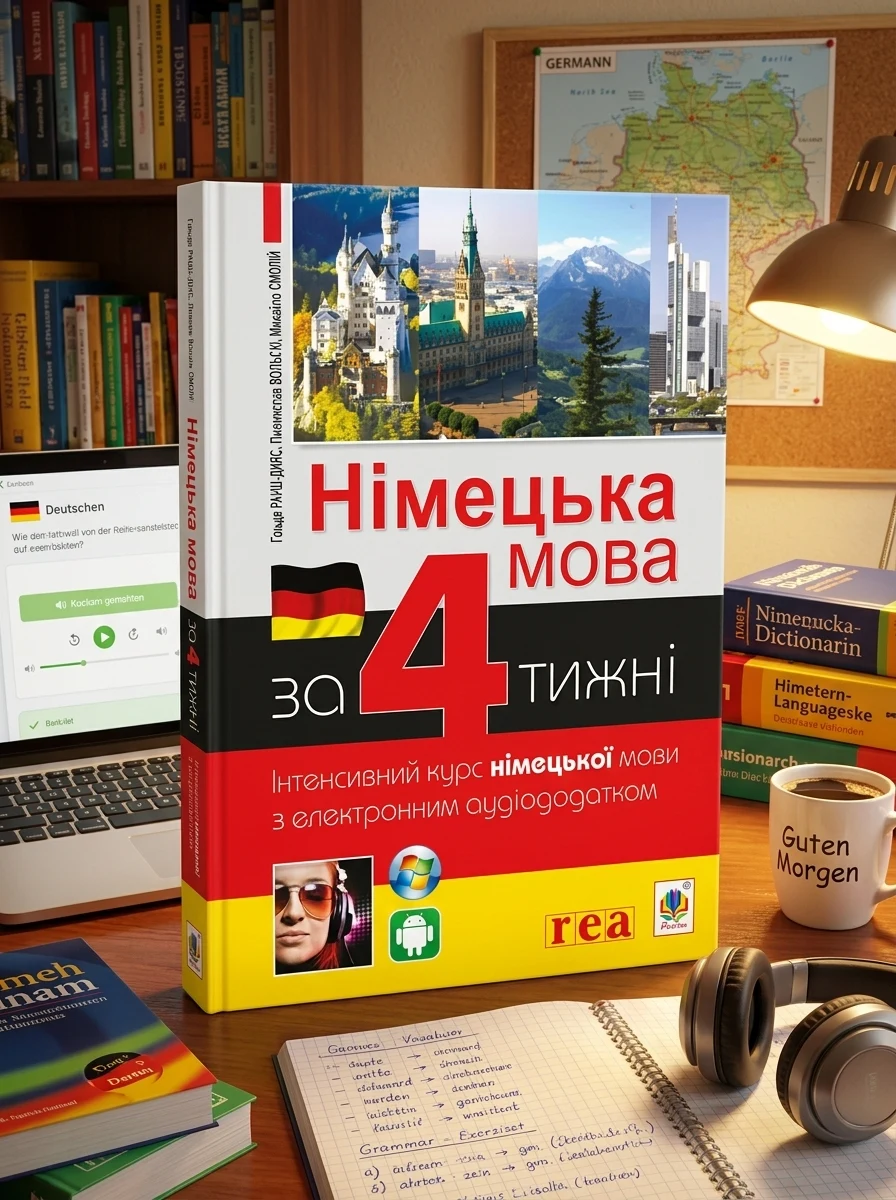 Німецька мова за 4 тижні. Інтенсивний курс німецької мови з електронним аудіододатком — фото 2