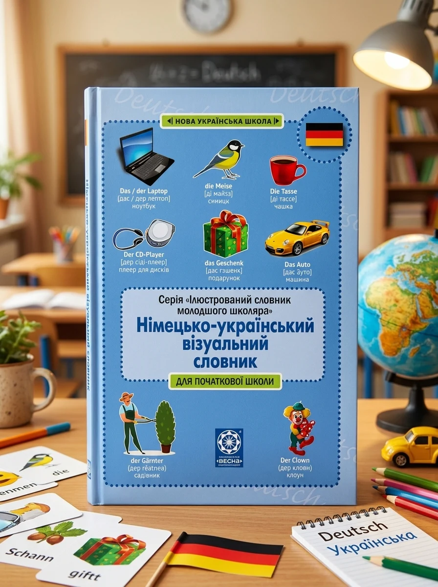 Німецько-український візуальний словник в малюнках для початкової школи — Вивчення мов