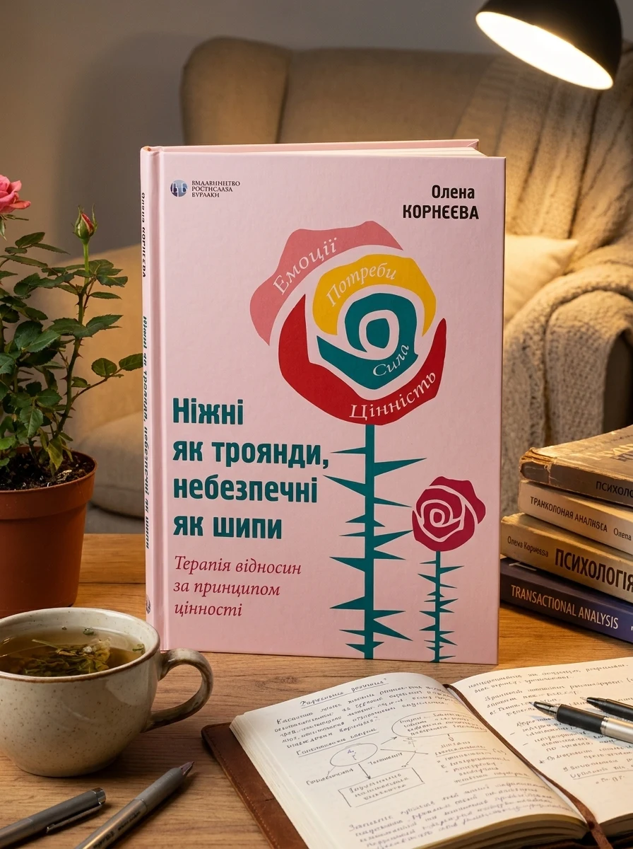 Ніжні як троянди, небезпечні як шипи. Терапія відносин за принципом цінності | купити книгу онлайн