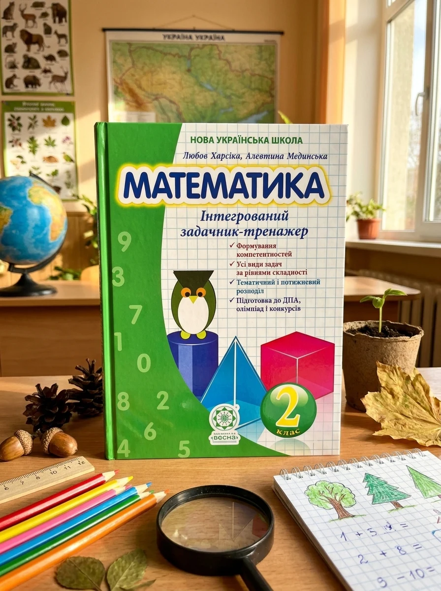 Нова українська школа. Математика. Інтегрований задачник-тренажер. 2 клас — фото 2