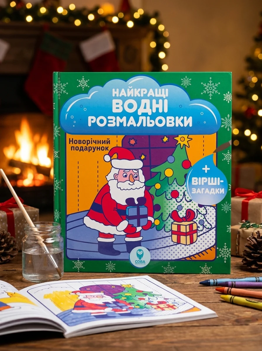 Новорічні подарунки. Найкращі водні розмальовки — фото 2
