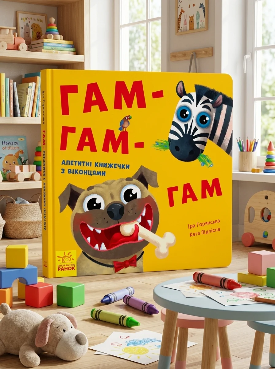 Нумо гратися! Гам-гам-гам — Книги для малят