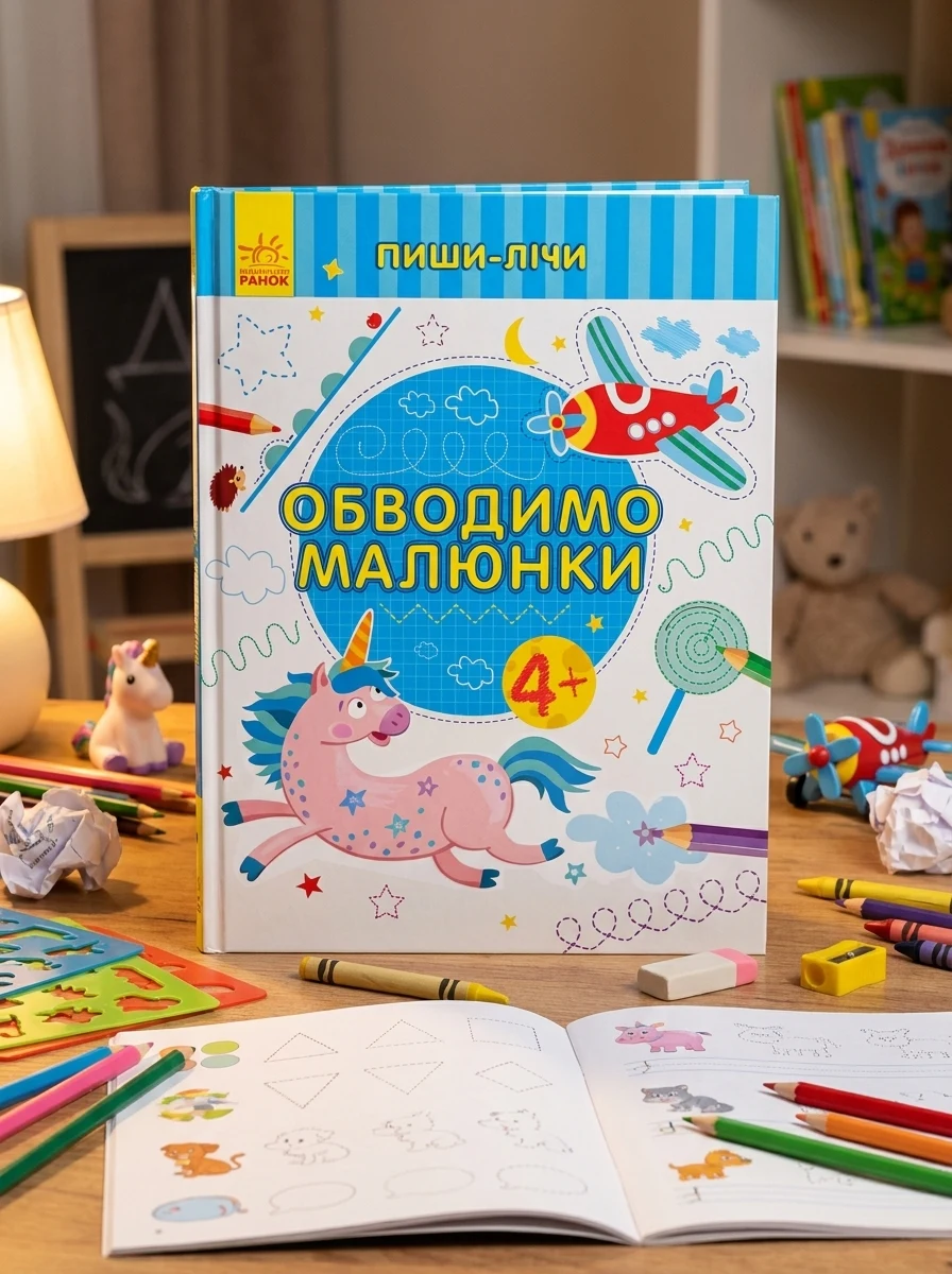 Обводимо малюнки — Розвивальні книги