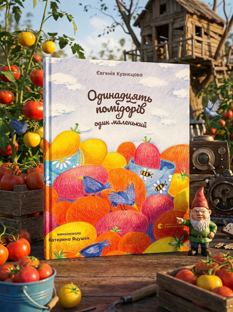 Одинадцять помідорів і один маленький — Дитяча фантастика