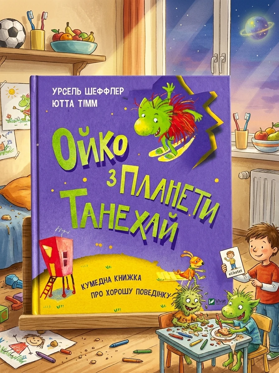 Ойко з планети Танехай. Кумедна книжка про хорошу поведінку