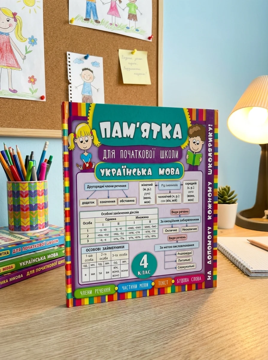 Пам'ятка для початкової школи. Українська мова. 4 клас — фото 2