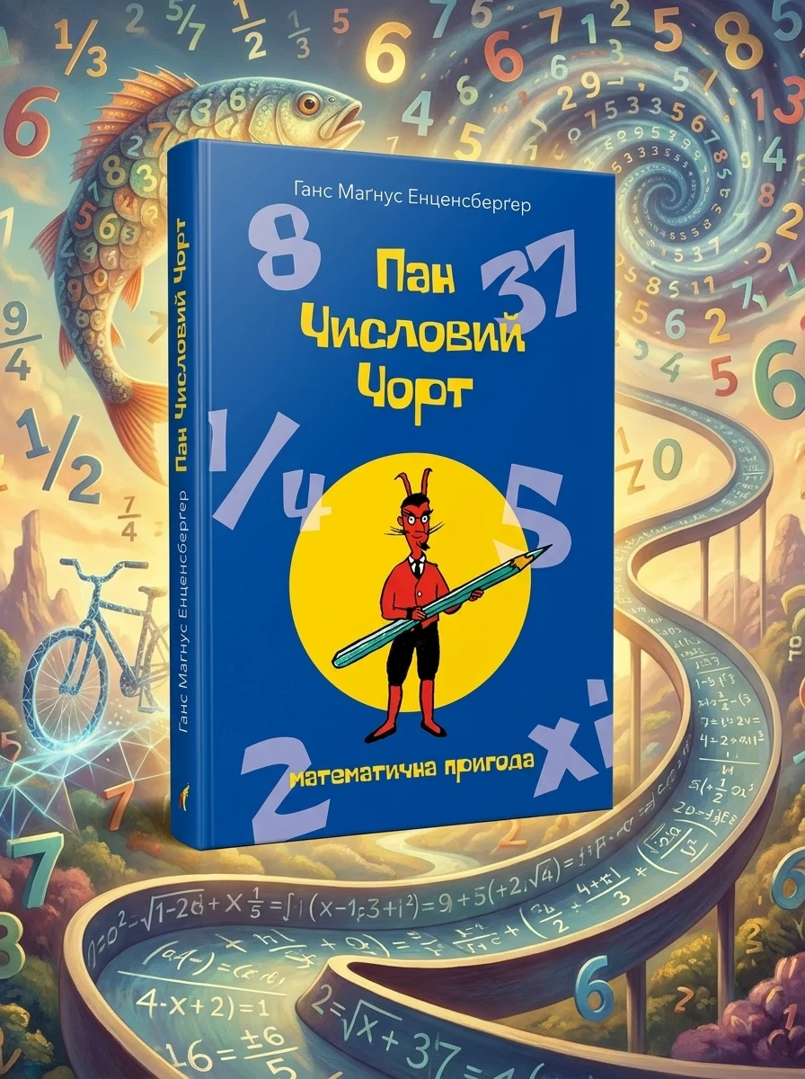 Пан Числовий чорт — Пізнавальні книги для дітей