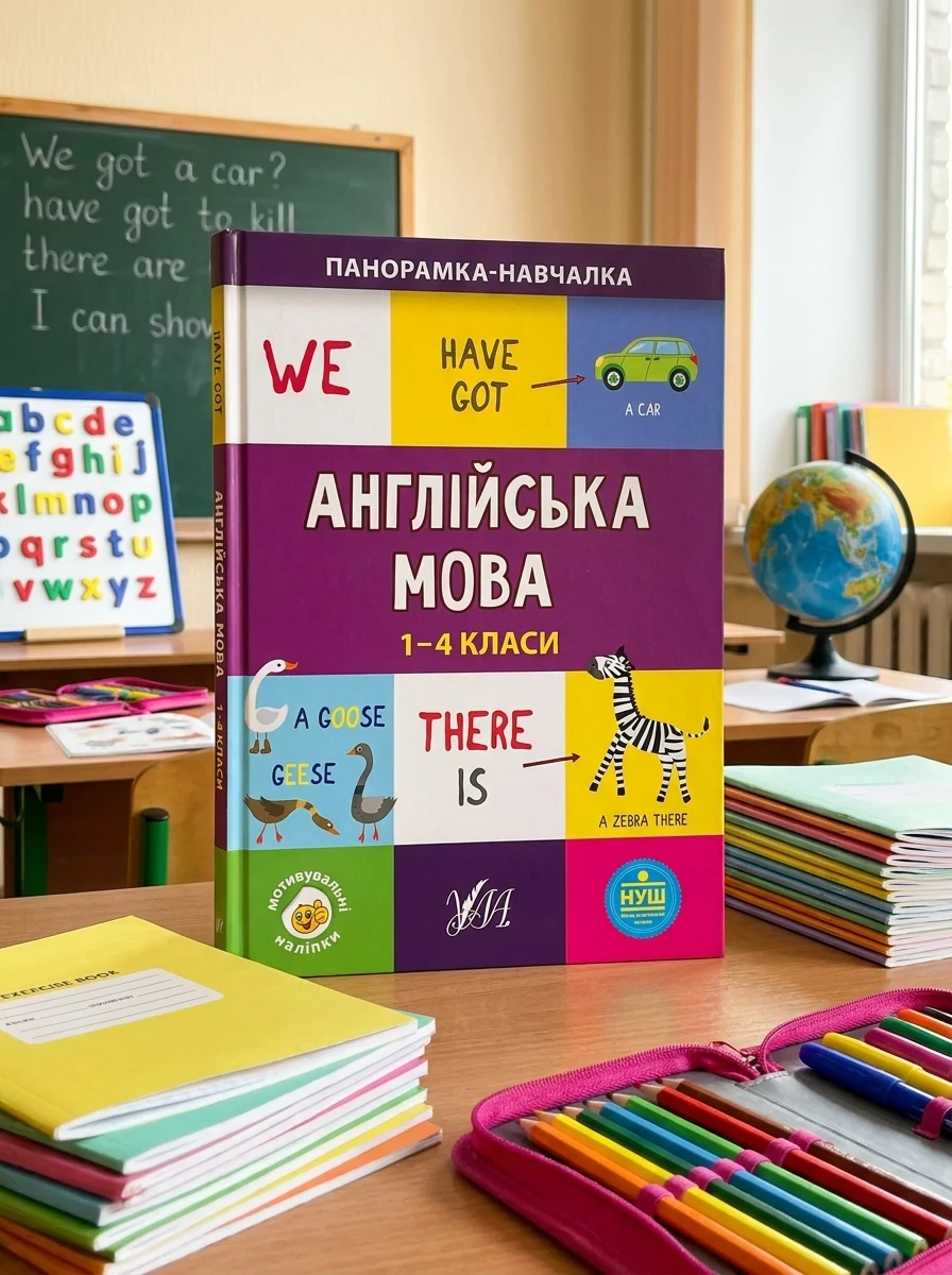 Панорамка-навчалка. Англійська мова. 1-4 класи — фото 2