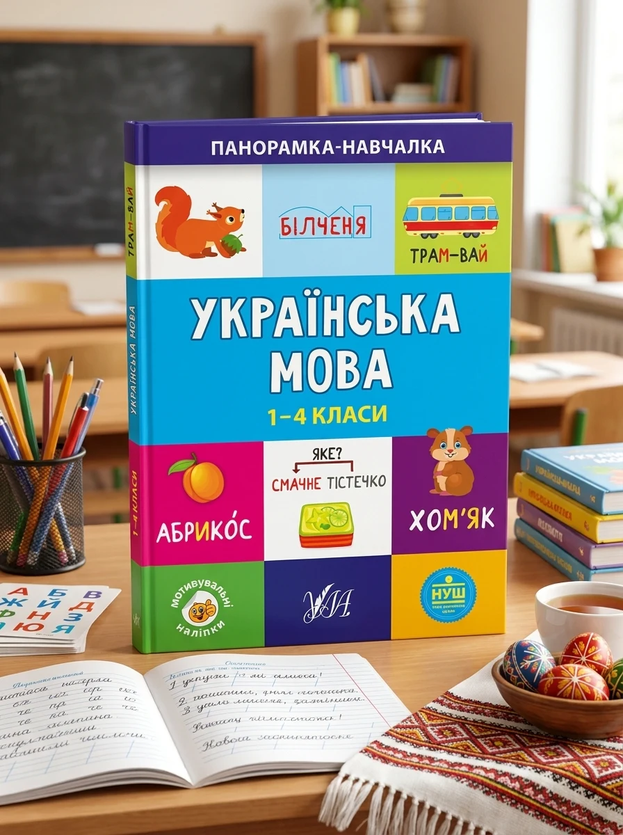 Панорамка-навчалка. Українська мова. 1-4 класи — Книги для школи