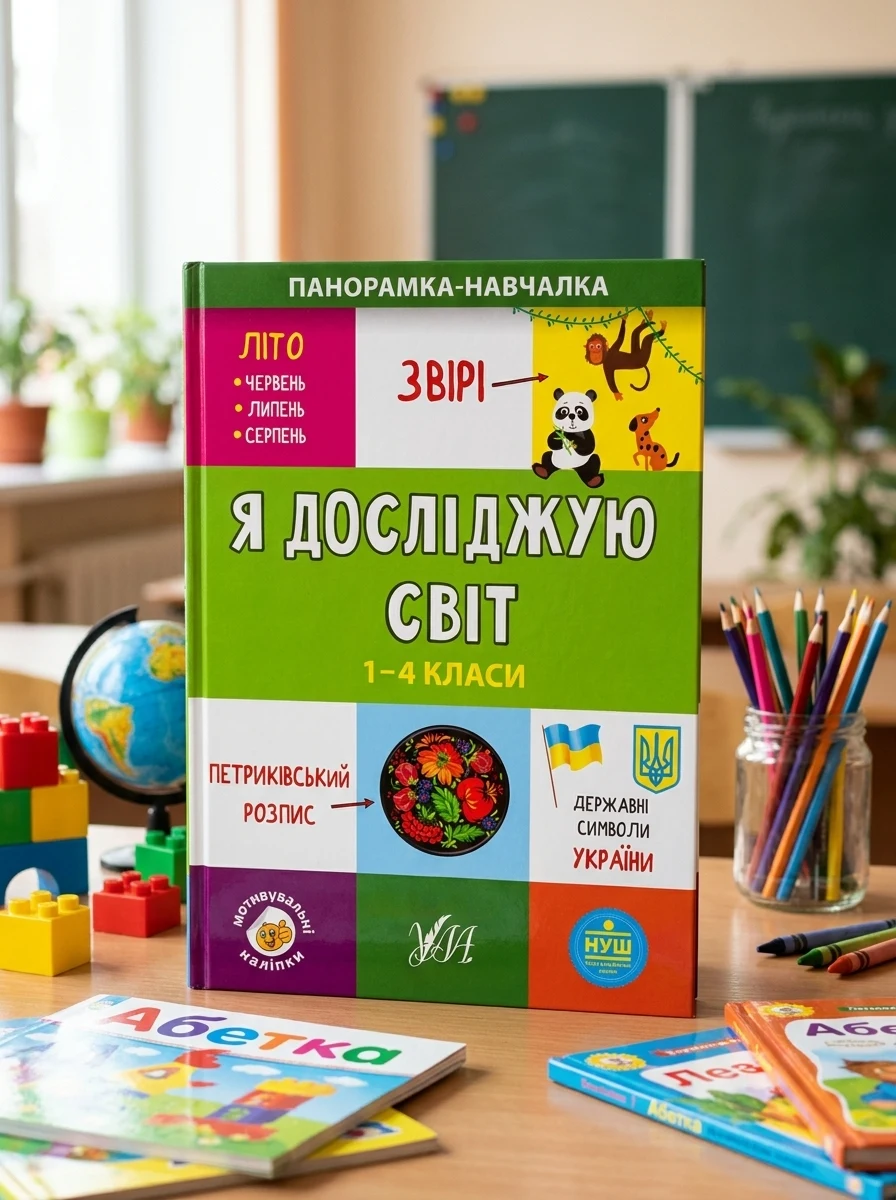 Панорамка-навчалка. Я досліджую світ. 1-4 класи — Книги для школи