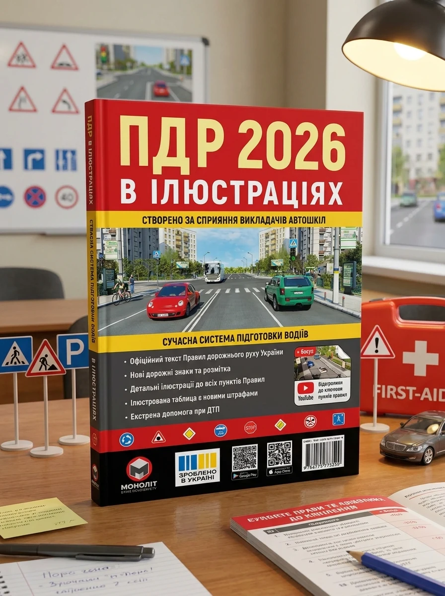 Правила дорожнього руху України 2026. Ілюстрований навчальний посібник, фото 2