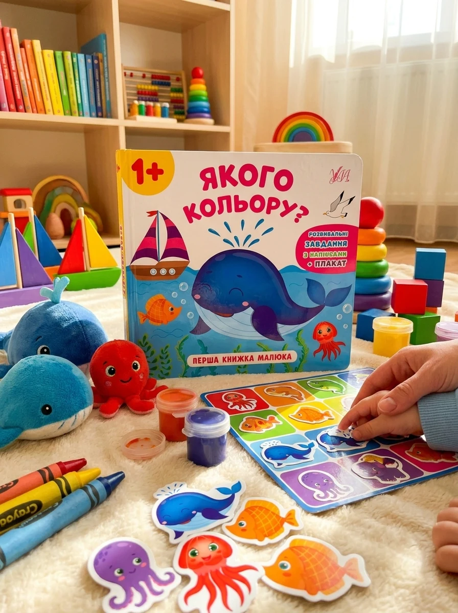 Перша книжка малюка. Якого кольору?